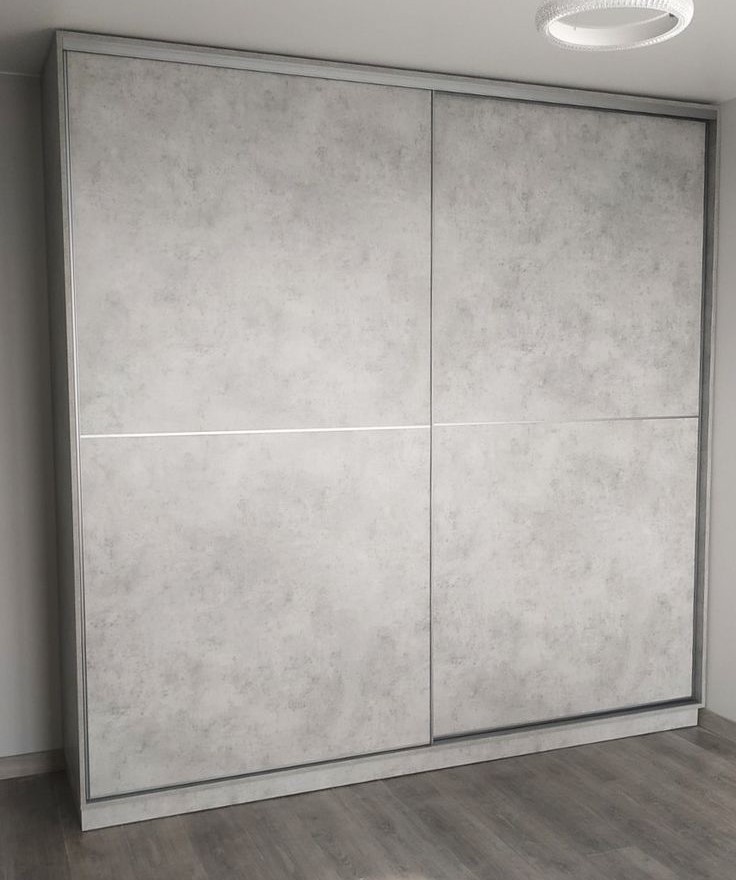 Шкаф купе серый. Фото 5